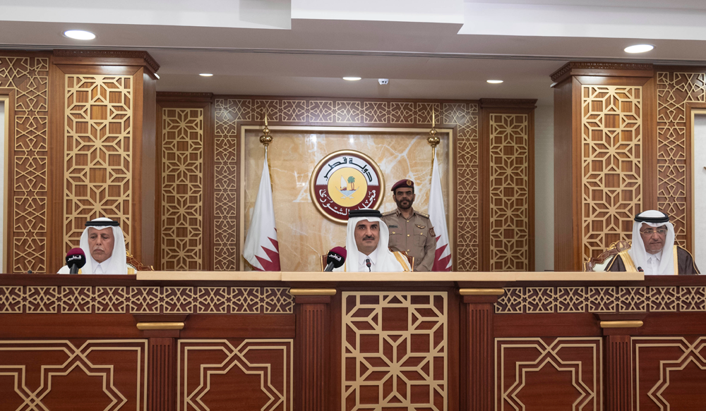 HH The Amir Inaugurates Advisory Council's 48th Ordinary Session