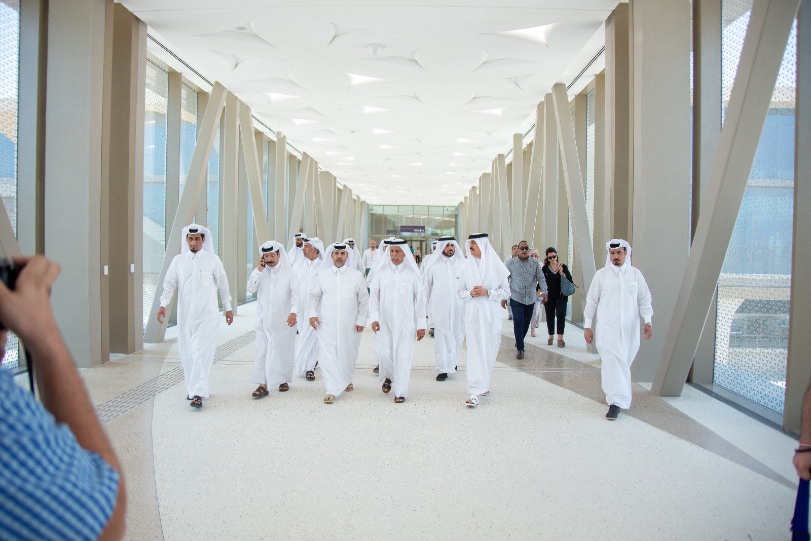 رئيس مجلس الشورى يزور مشروعي مترو الدوحة والخزانات الاستراتيجية الكبرى بمنطقة الثمامة