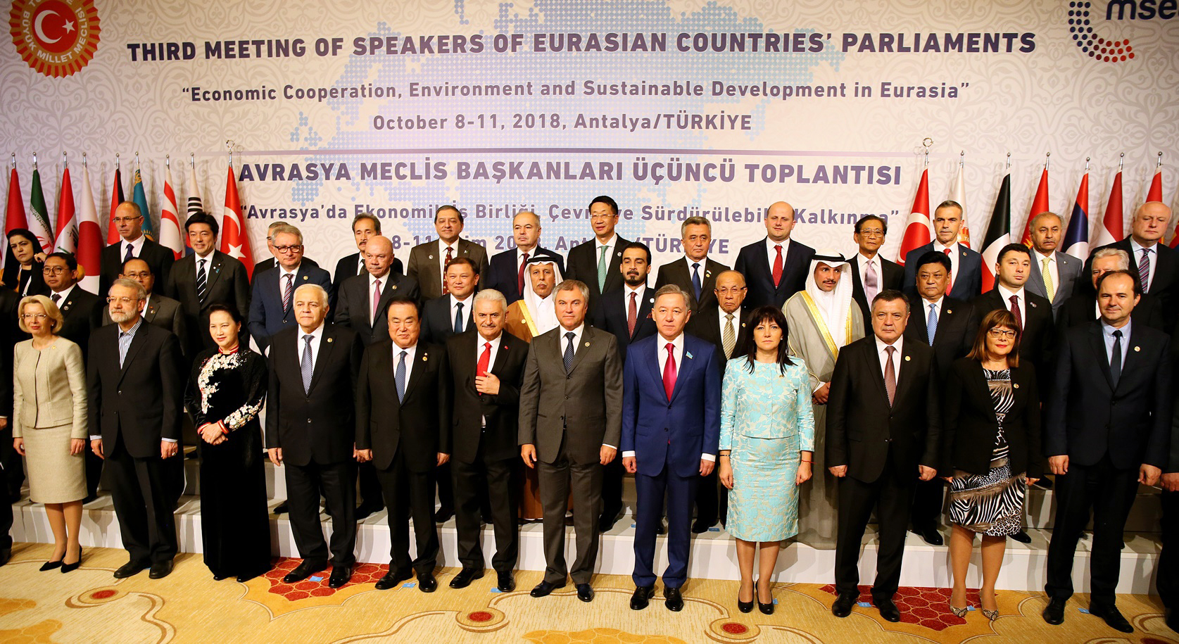 The Third Meeting of Speakers of Eurasian Countries Parliaments 