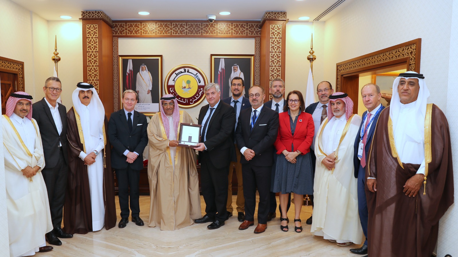 Deputy Speaker of Shura Council Meets Parliamentary Delegations Participating in Doha Forum