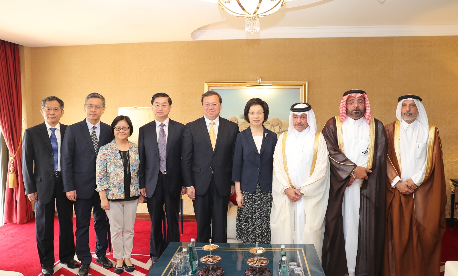 The Qatari- Asian Parliamentary Friendship Group holds a meeting