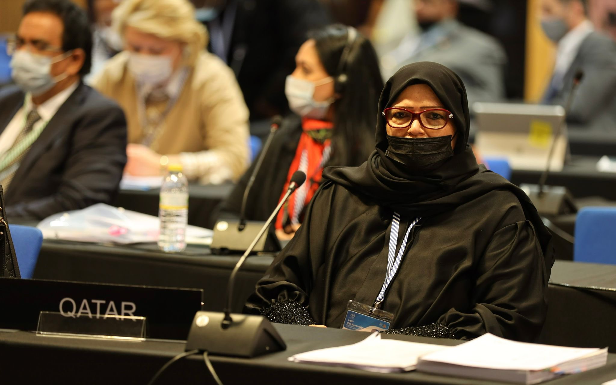 مشاركة سعادة السيدة شيخة بنت يوسف الجفيري عضو مجلس الشورى، عضو منتدى النساء البرلمانيات بالاتحاد البرلماني الدولي
