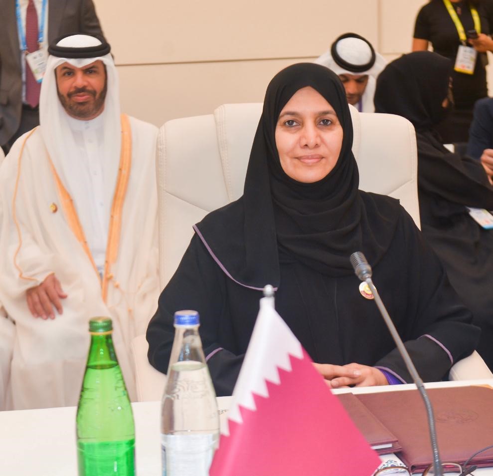 نائب رئيس مجلس الشورى تؤكد على موقف قطر  الرامي لتسوية النزاعات عبر المشاركة في العمل الدولي متعدد الأطراف