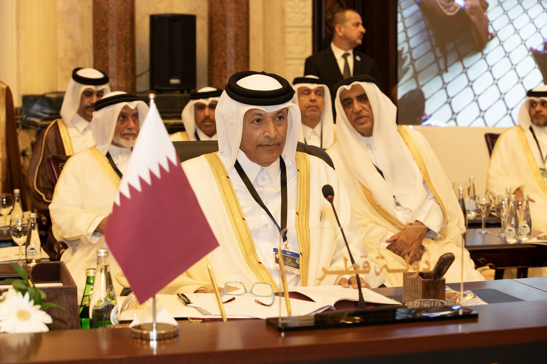 رئيس مجلس الشورى يؤكد على التزام دولة قطر بالدفاع عن الشعب الفلسطيني الشقيق