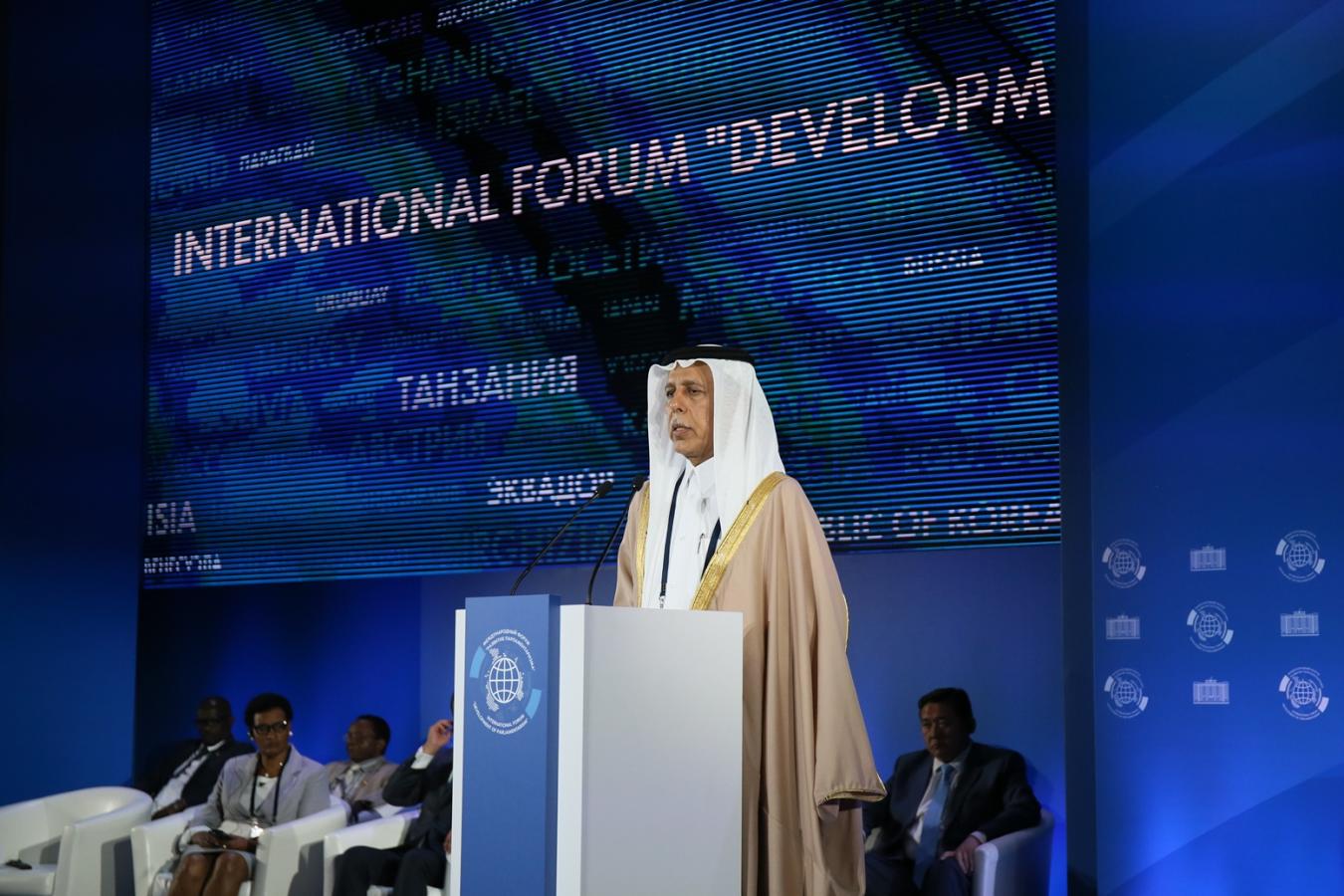 Al Mahmoud Hails Results of International Forum for Development of Parliamentarianism in Russia