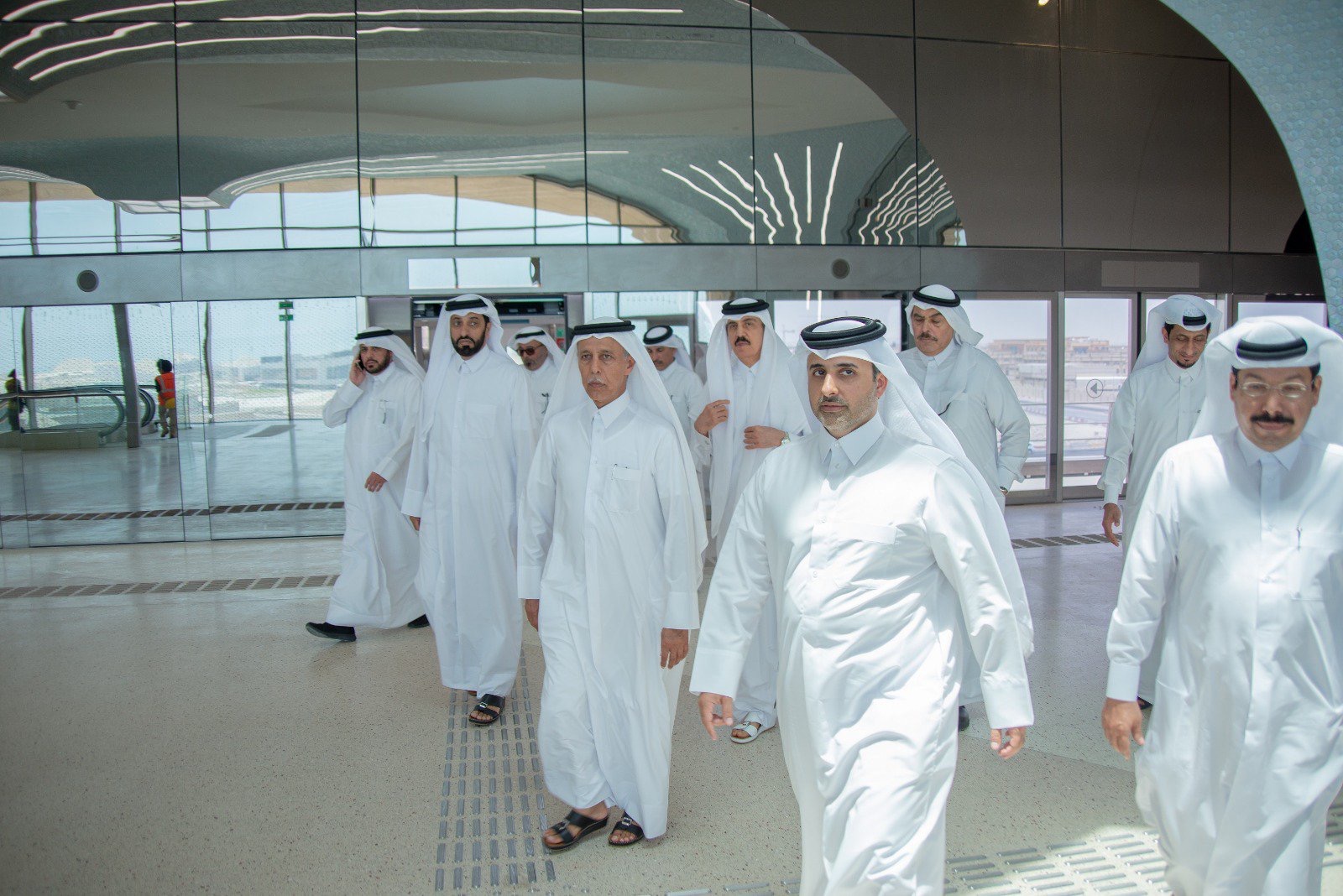 Advisory Council Speaker Visits Doha Metro and Mega Strategic Reservoirs Project in Al Thumama