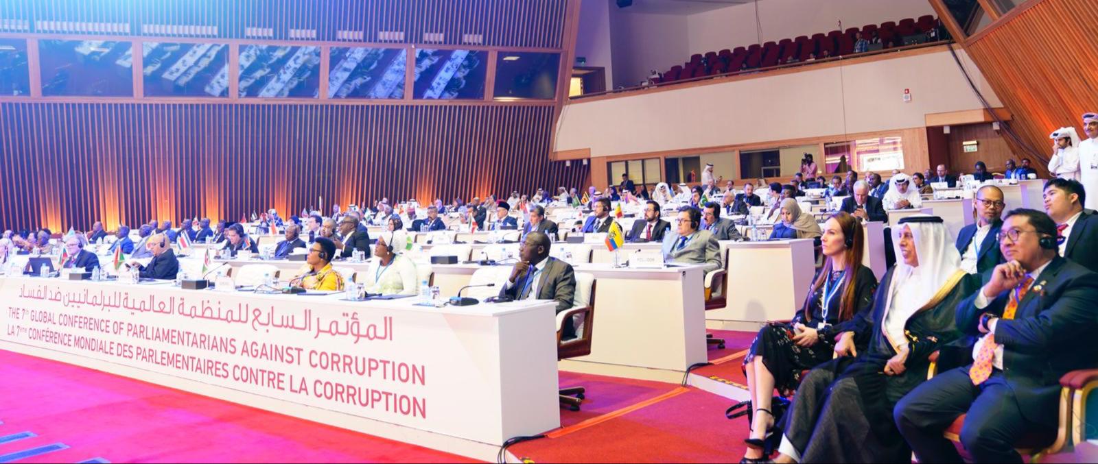 برلمانيو العالم يتابعون من الدوحة حفل توزيع "جائزة الشيخ تميم بن حمد آل ثاني الدولية للتميز في مكافحة الفساد"