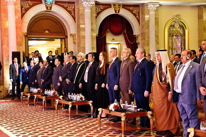 رئيس مجلس الشورى في الجلسه الافتتاحيه للاجتماع الثاني في المجلس التنفيذي 