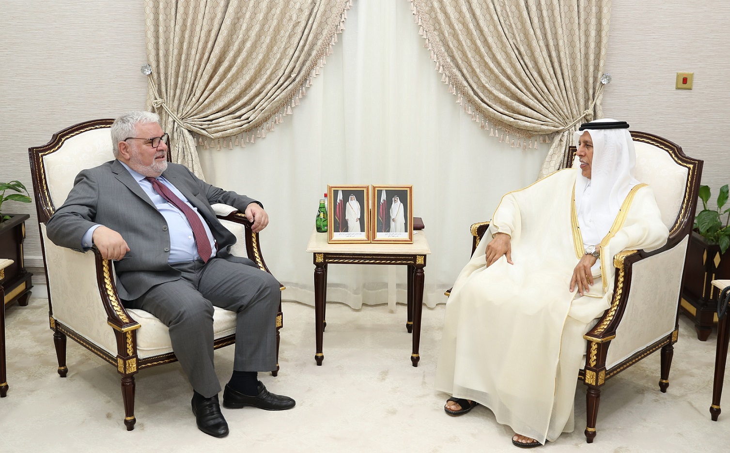 Shura Speaker Meets Portugal Ambassador to Doha