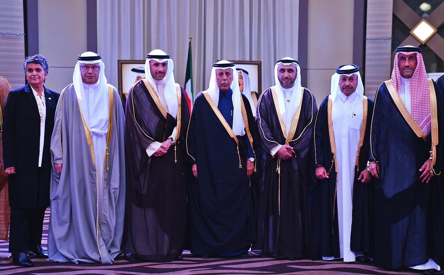 رئيس مجلس الشورى يلتقي رئيس مجلس الأمة الكويتي