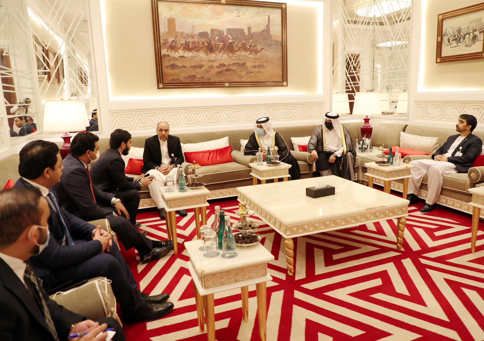 مجموعة الصداقة البرلمانية القطرية الآسيوية تجتمع مع وفد الجمعية الوطنية بجمهورية أفغانستان الإسلامية 