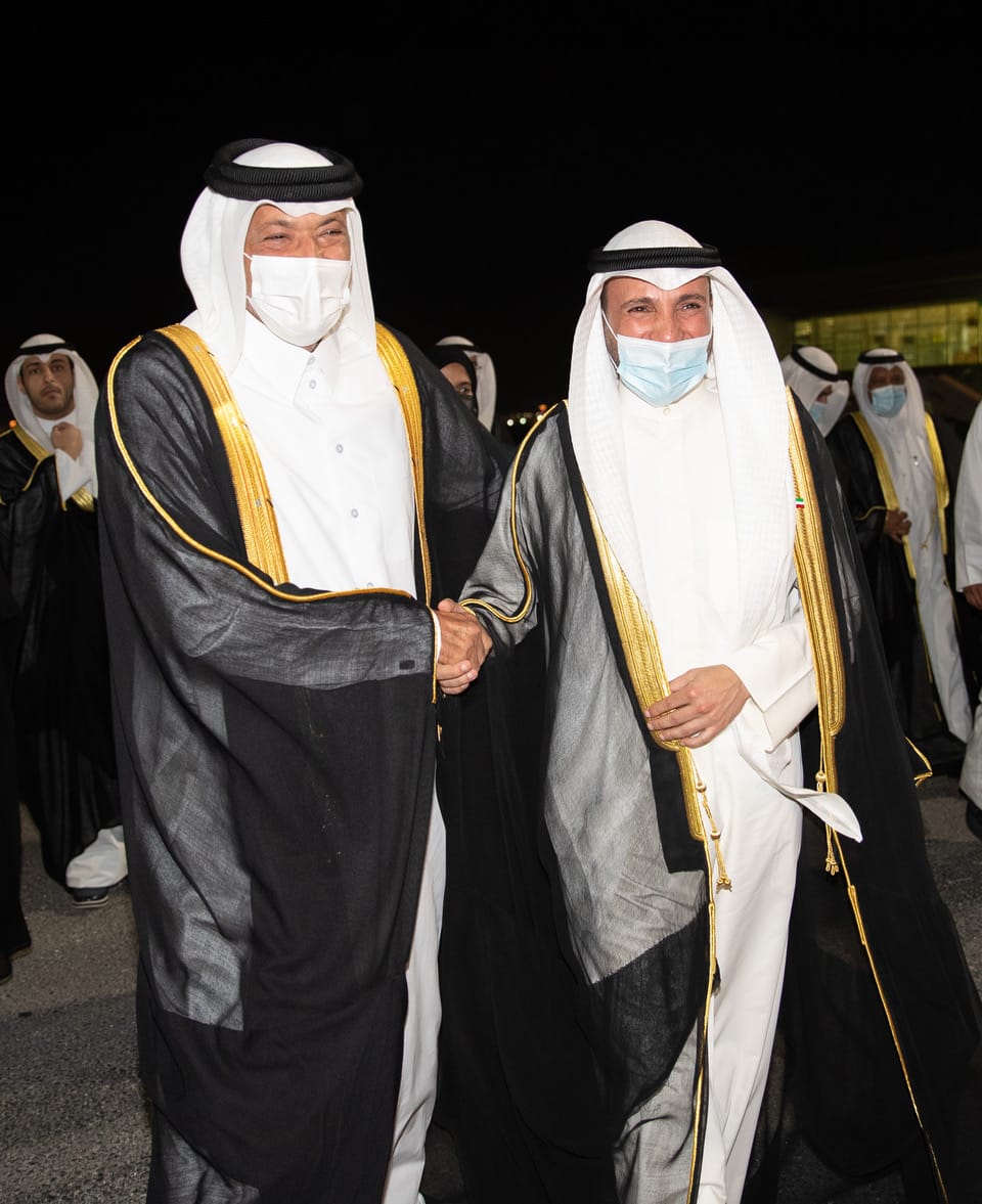 رئيس مجلس الشورى يستقبل رئيس مجلس الامة الكويتي