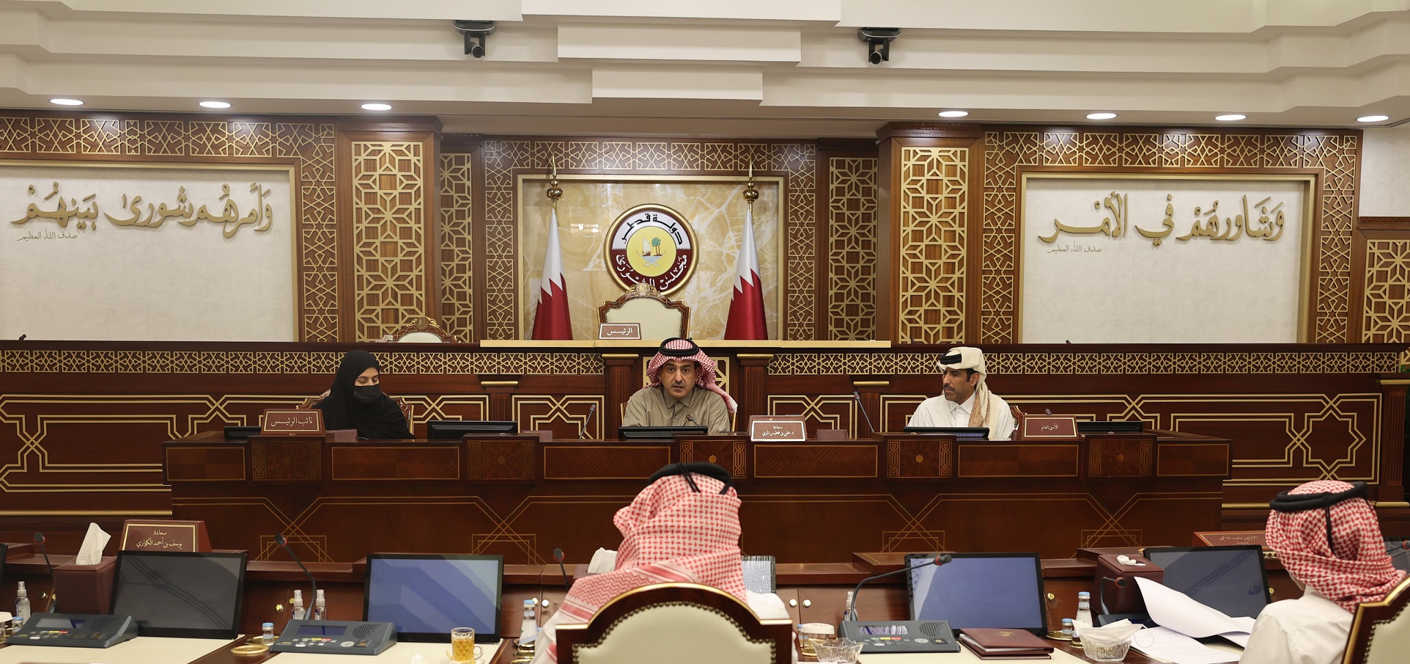 اجتماع اللجنة المعنية بوضع اللائحة الداخلية لمجلس الشورى
