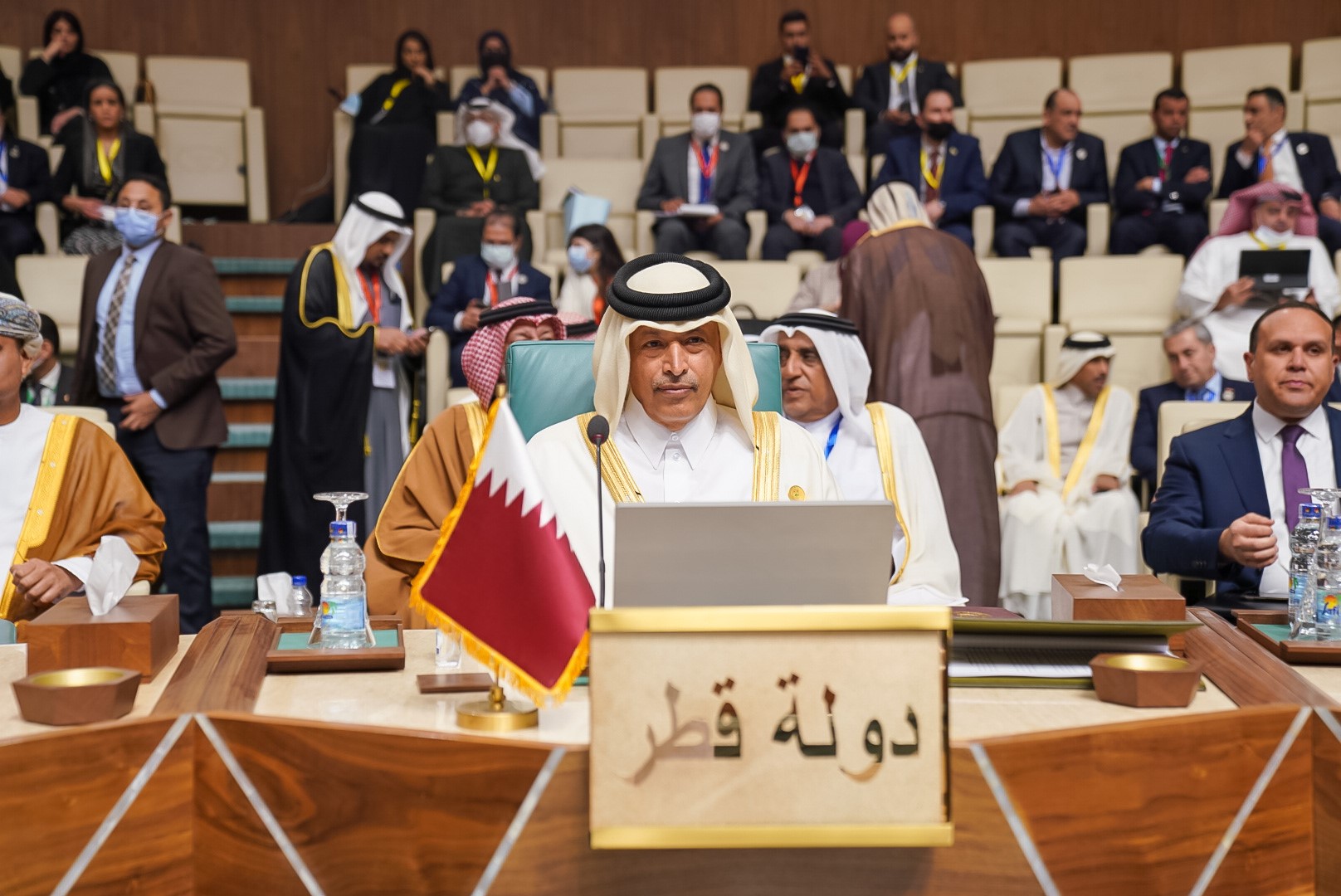 رئيس مجلس الشورى يؤكد موقف دولة قطر الثابت تجاه القضية الفلسطينية