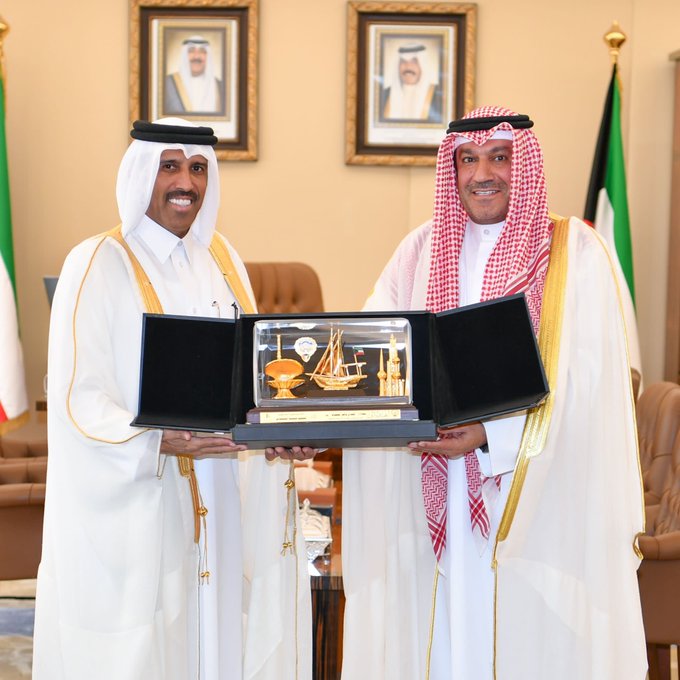 نائب رئيس مجلس الأمة الكويتي يجتمع مع أمين عام مجلس الشورى