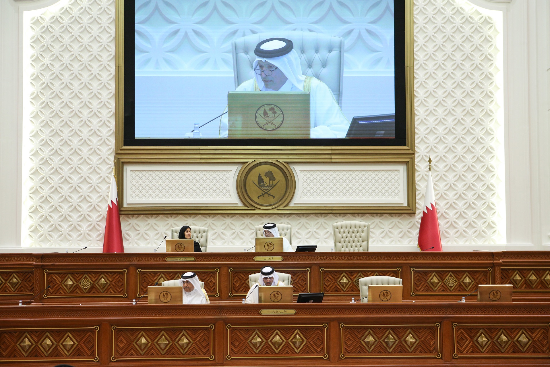 مجلس الشورى يعقد جلسته الثانية ويرفض اتهامات الحكومة الإسرائيلية ضد قطر