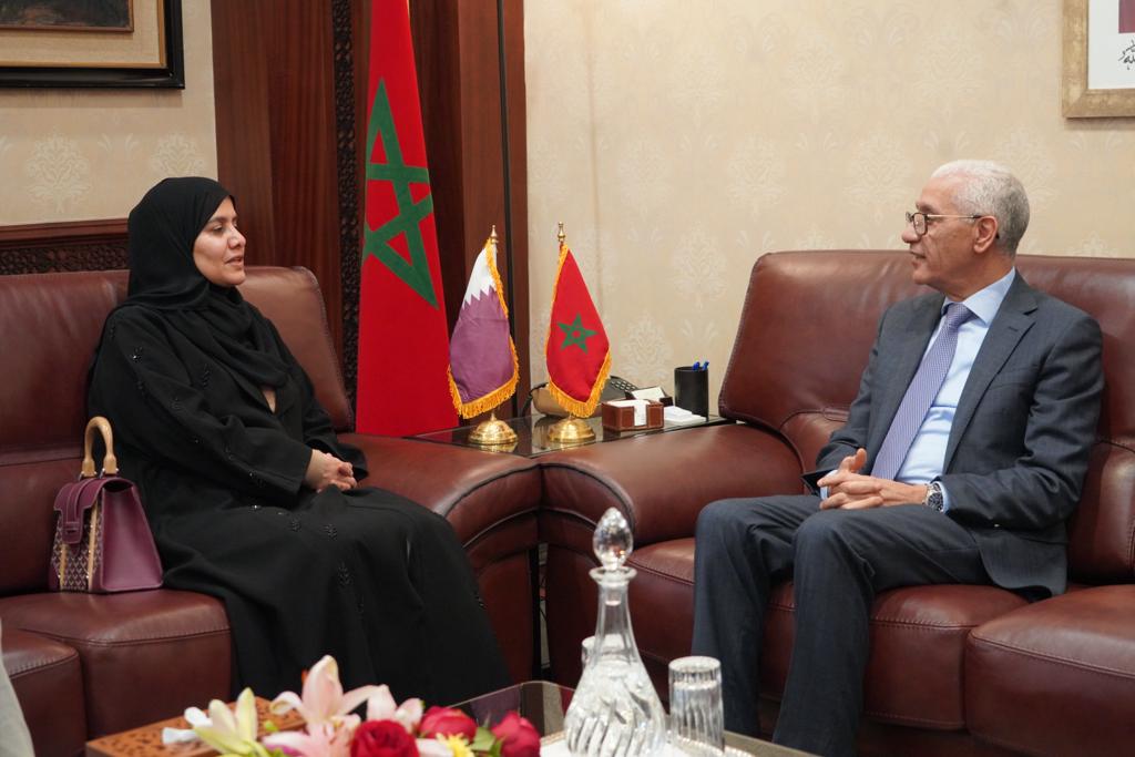 نائب رئيس مجلس الشورى تجتمع مع رئيس مجلس النواب المغربي